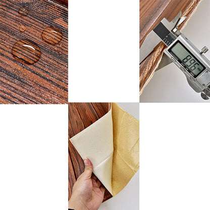 BowLift | Modern Tin Wall Paneling Smooth Wall Ceiling Wood Plank Set of 6