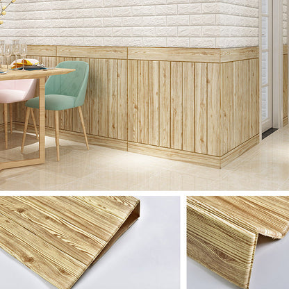 BowLift | Modern Tin Wall Paneling Smooth Wall Ceiling Wood Plank Set of 6
