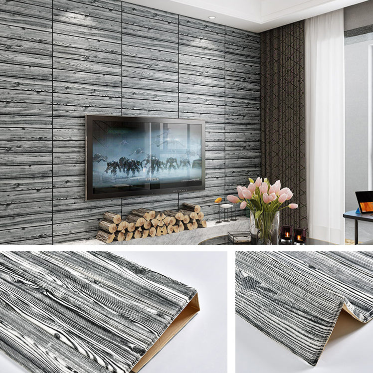 BowLift | Modern Tin Wall Paneling Smooth Wall Ceiling Wood Plank Set of 6