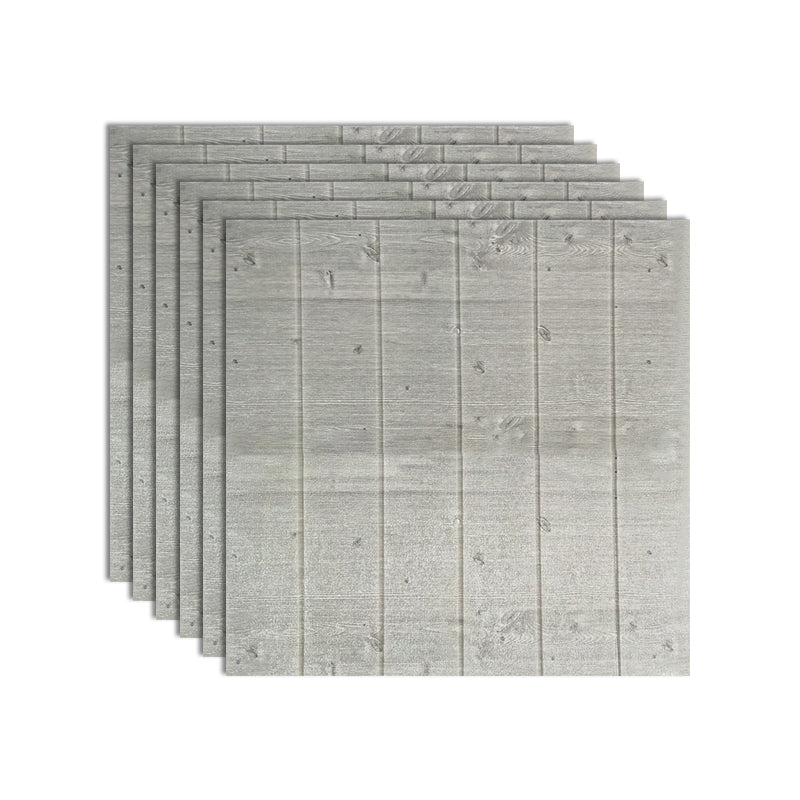 BowLift | Modern Tin Wall Paneling Smooth Wall Ceiling Wood Plank Set of 6