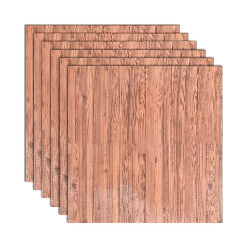 BowLift | Modern Tin Wall Paneling Smooth Wall Ceiling Wood Plank Set of 6