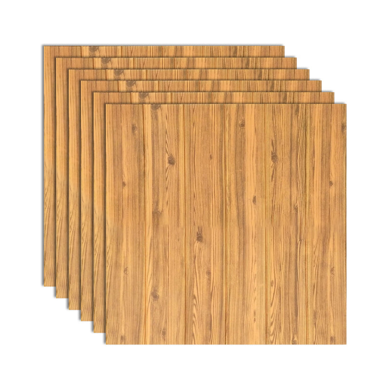 BowLift | Modern Tin Wall Paneling Smooth Wall Ceiling Wood Plank Set of 6