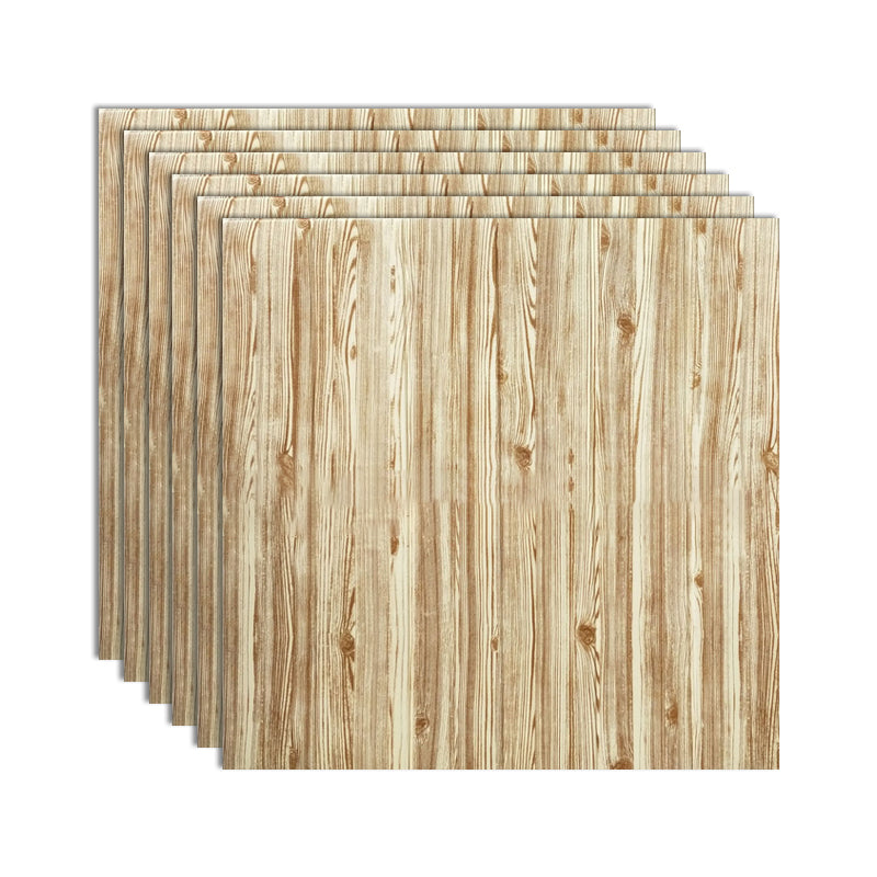 BowLift | Modern Tin Wall Paneling Smooth Wall Ceiling Wood Plank Set of 6