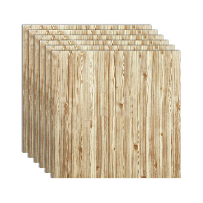 BowLift | Modern Tin Wall Paneling Smooth Wall Ceiling Wood Plank Set of 6