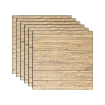 BowLift | Modern Tin Wall Paneling Smooth Wall Ceiling Wood Plank Set of 6
