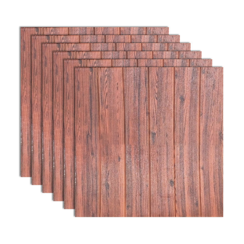 BowLift | Modern Tin Wall Paneling Smooth Wall Ceiling Wood Plank Set of 6