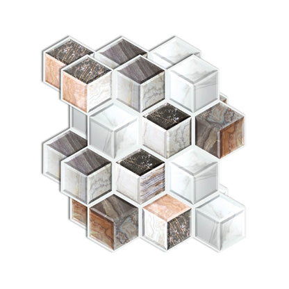 BowLift | Plastic Peel & Stick Subway Tile 3D Subway Tile with Slip-Resistant Surface
