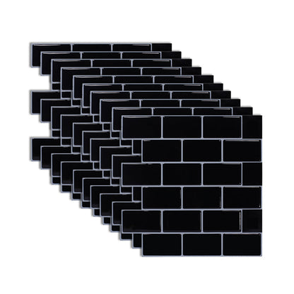 BowLift | Modern Peel and Stick Tiles PVC Subway Tile Peel and Stick Wall Tile for Bathroom