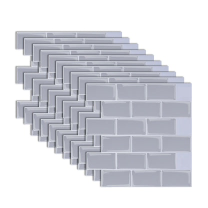 BowLift | Modern Peel and Stick Tiles PVC Subway Tile Peel and Stick Wall Tile for Bathroom