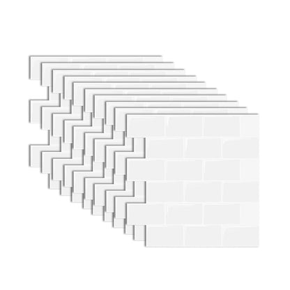 BowLift | Modern Peel and Stick Tiles PVC Subway Tile Peel and Stick Wall Tile for Bathroom