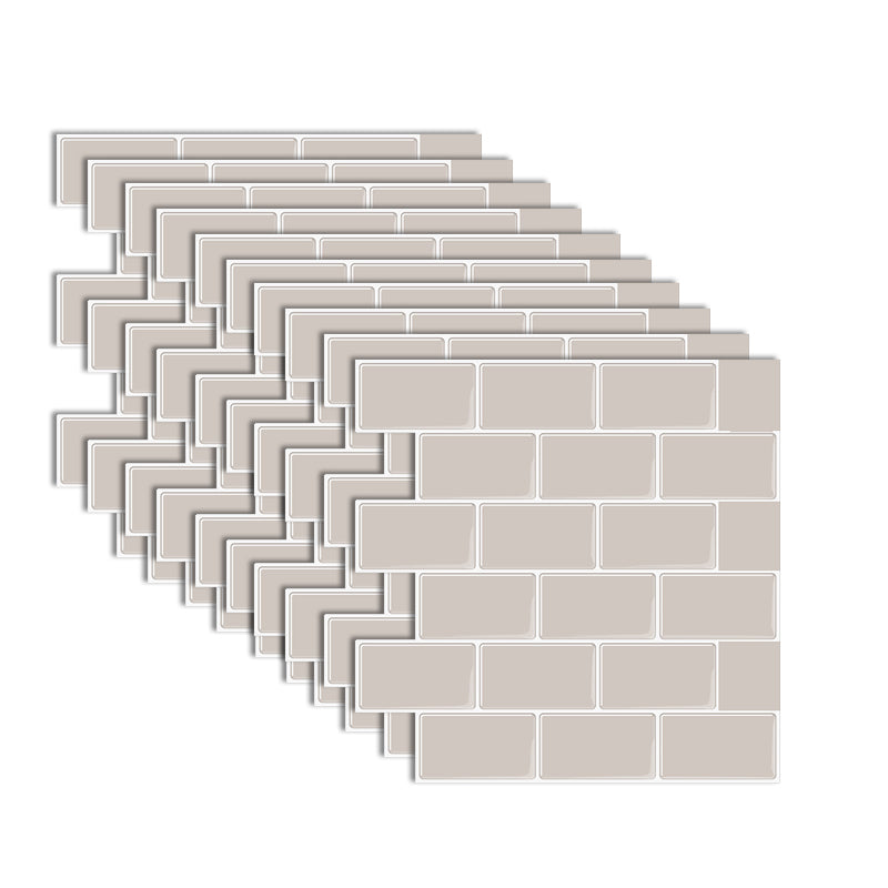 BowLift | Modern Peel and Stick Tiles PVC Subway Tile Peel and Stick Wall Tile for Bathroom