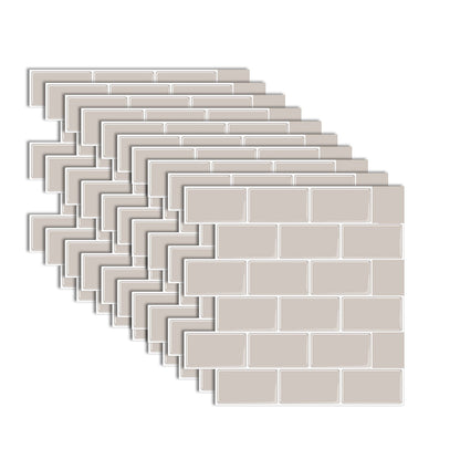 BowLift | Modern Peel and Stick Tiles PVC Subway Tile Peel and Stick Wall Tile for Bathroom