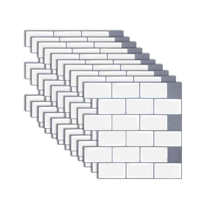 BowLift | Modern Peel and Stick Tiles PVC Subway Tile Peel and Stick Wall Tile for Bathroom