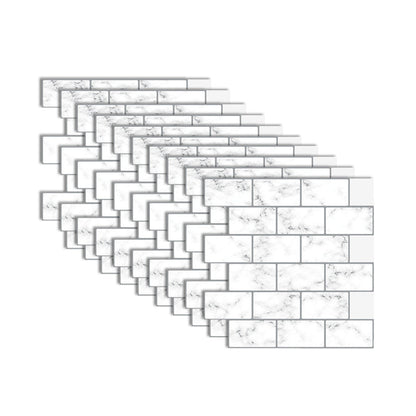 BowLift | Modern Peel and Stick Tiles PVC Subway Tile Peel and Stick Wall Tile for Bathroom