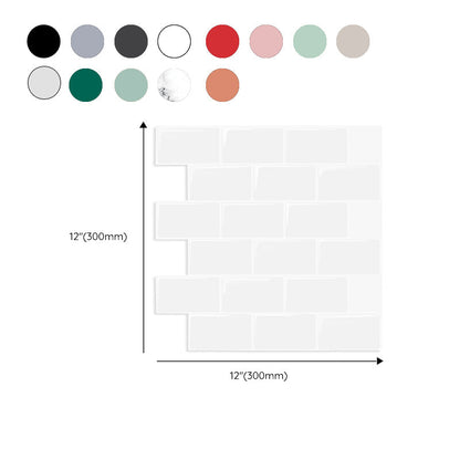 BowLift | Modern Peel and Stick Tiles PVC Subway Tile Peel and Stick Wall Tile for Bathroom