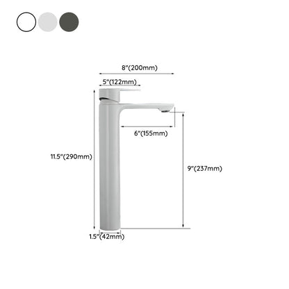 BowLift | Bathroom Sink Faucet Lever Handle Brass Monochrome Bathroom Faucet