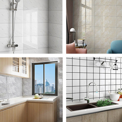 BowLift | Stain Resistant Peel & Stick Tile Marble Effect Single Tile for Kitchen Backsplash