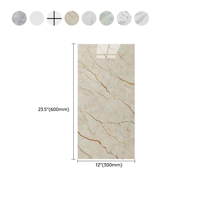 BowLift | Stain Resistant Peel & Stick Tile Marble Effect Single Tile for Kitchen Backsplash