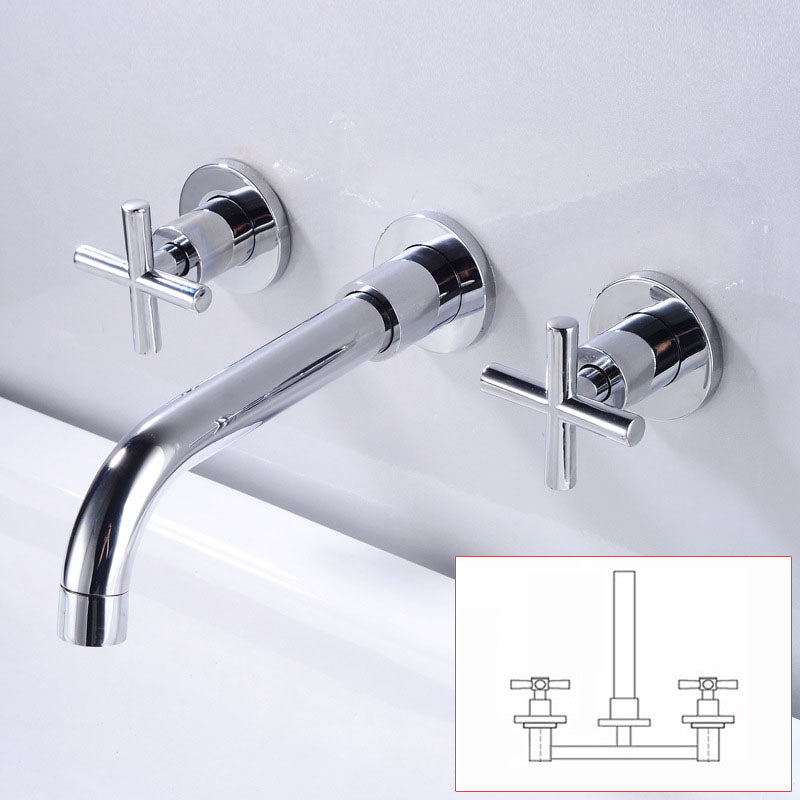 BowLift | Modern Wall-Mounted Faucet Bathroom Lever Bathtub Faucet