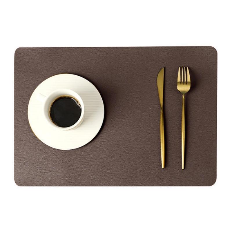 Skanto | Modern Rectangular Waterproof PU Leather Placemats