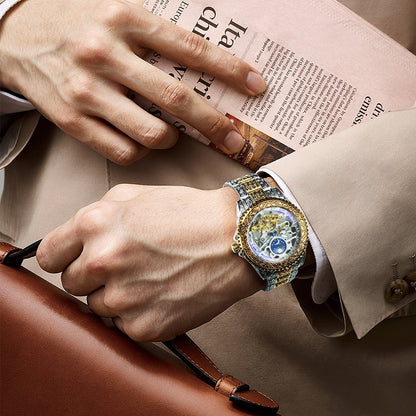 BowLift | Vintage Moon Automatic Tourbillon Watch