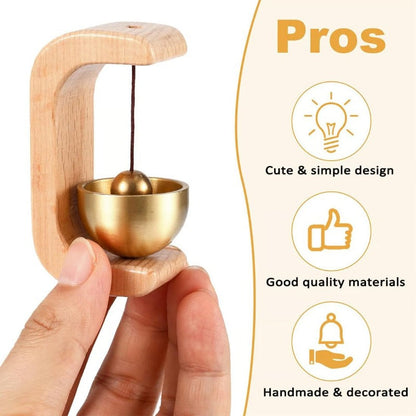 Magnetic Wooden Doorbell Skanto