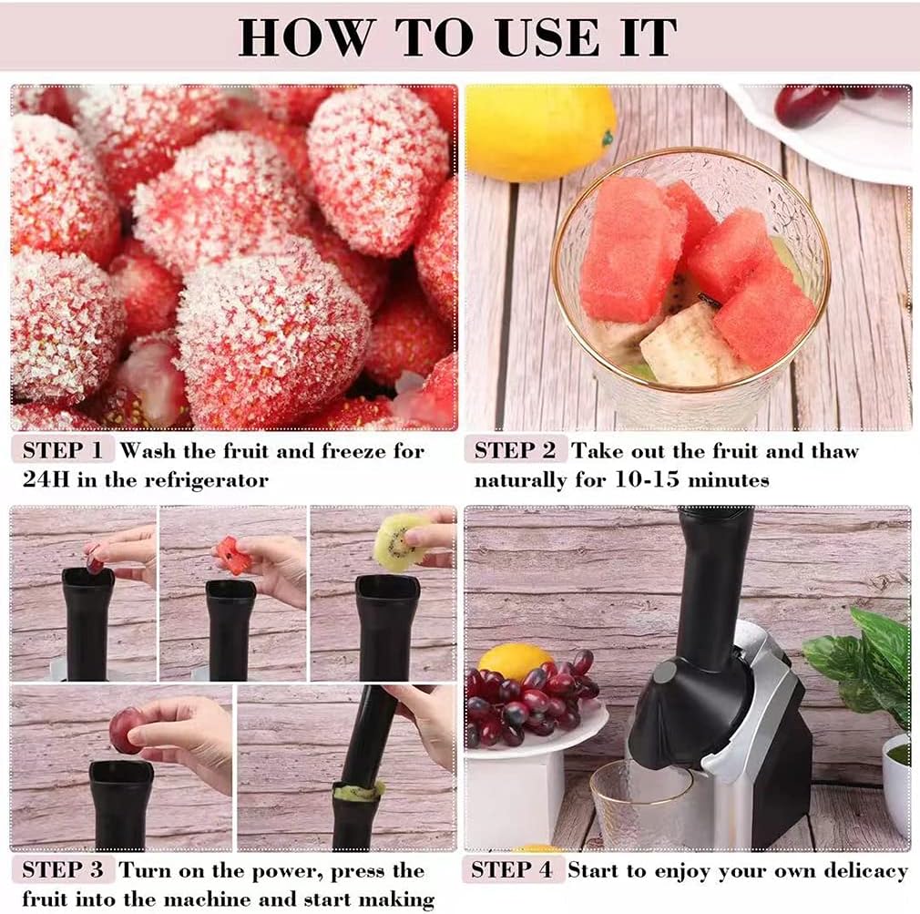 Skanto | Skanto Automatic Frozen Fruit Ice Cream Maker - Your Gateway to Healthy Desserts