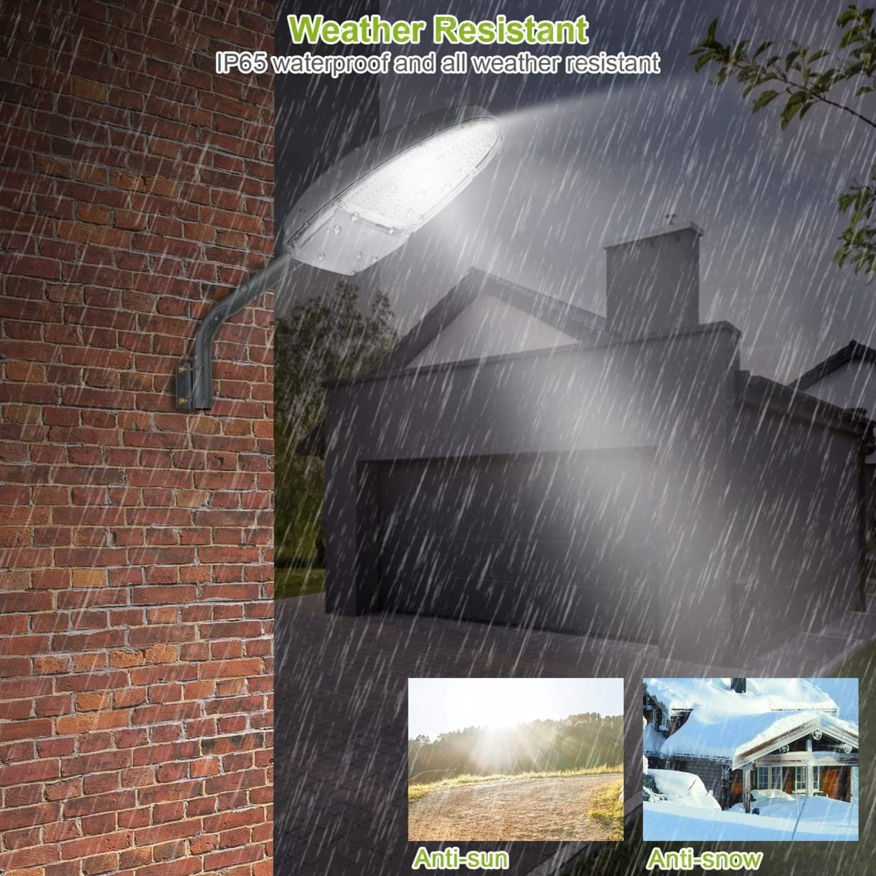 Skanto | Kocaso Wall Pack LED Lights 144 Leds With Photocell Sensor - Ip65 Waterproof Outdoor Lamp