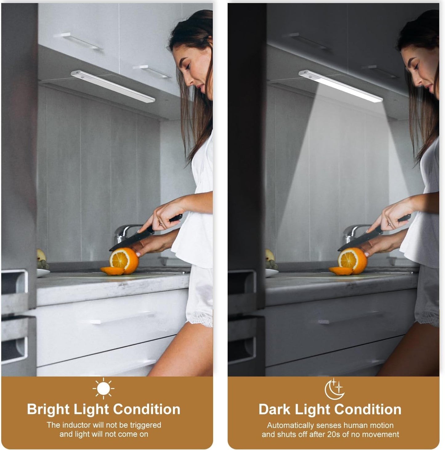 Skanto | Smart Motion-Sensitive LED Under Cabinet Light