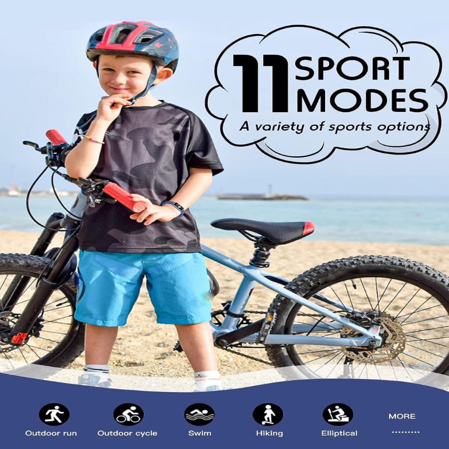 Kids' smartwatch with GPS, fitness tracking and health functions – Viona