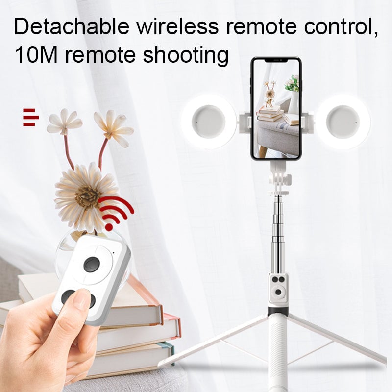 BowLift | New 6 in 1 Selfie Stick With Fill Light