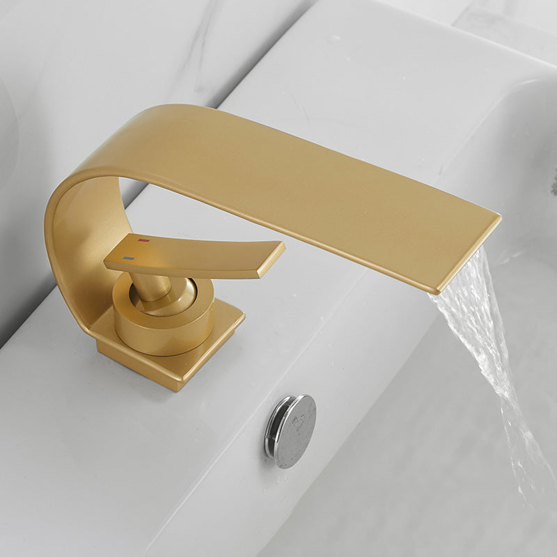 Skanto | Unique Brass Waterfall Faucet
