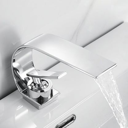 Skanto | Unique Brass Waterfall Faucet