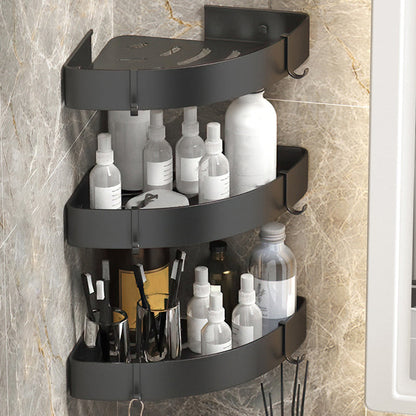 BowLift | Modern 2/3-piece Bathroom Set Stainless Steel Triangle Bath Shelf made of Aluminum