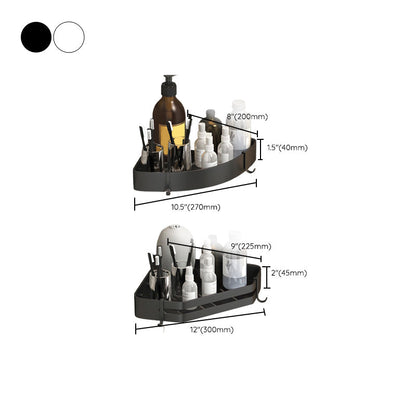 BowLift | Modern 2/3-piece Bathroom Set Stainless Steel Triangle Bath Shelf made of Aluminum