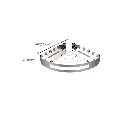 BowLift | Polished Chrome Modern Bathroom Accessories Set Stainless Steel Triangular Shower Shelf