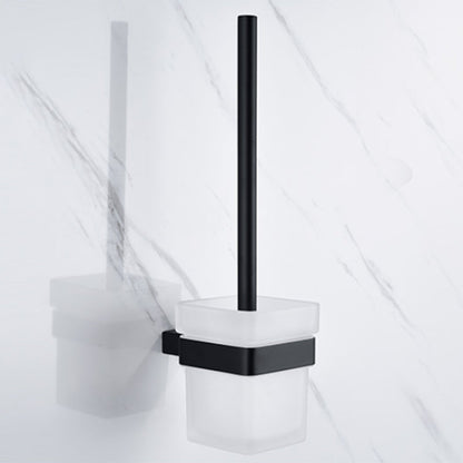BowLift | 5-piece Modernism Bathroom Accessory Set in Matte Black Stainless Steel