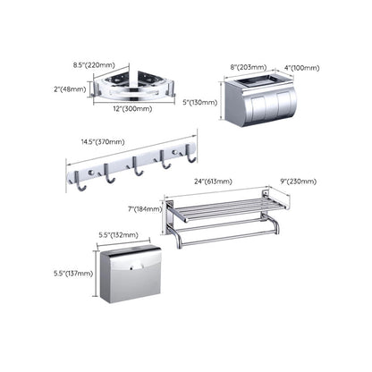 BowLift | Silver Contemporary Bathroom Accessories As Individual Pieces Or As A Set