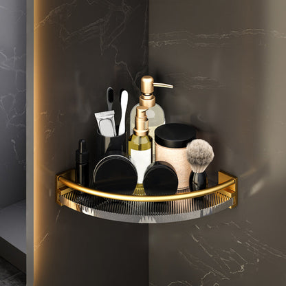BowLift | 6-piece bathroom accessory set made of gold-colored metal bathroom hardware set