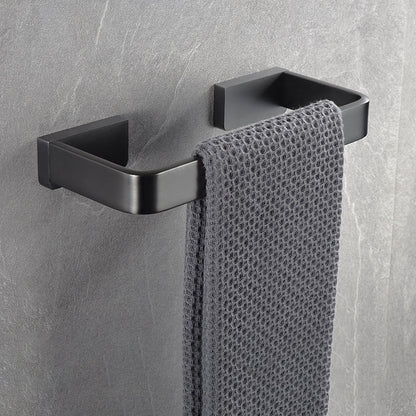 BowLift | Gray metal modern bathroom accessories as a single item or as a set