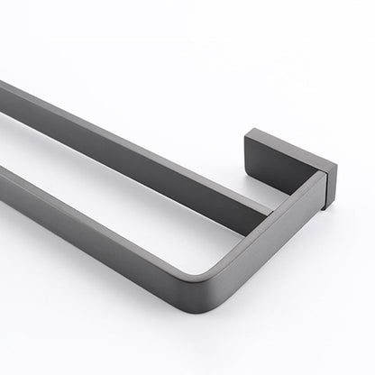 BowLift | Gray metal modern bathroom accessories as a single item or as a set