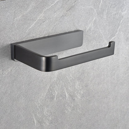 BowLift | Gray metal modern bathroom accessories as a single item or as a set