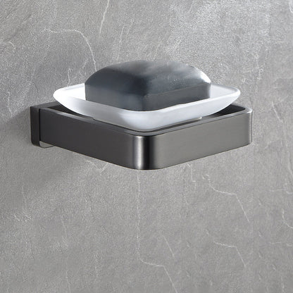 BowLift | Gray metal modern bathroom accessories as a single item or as a set