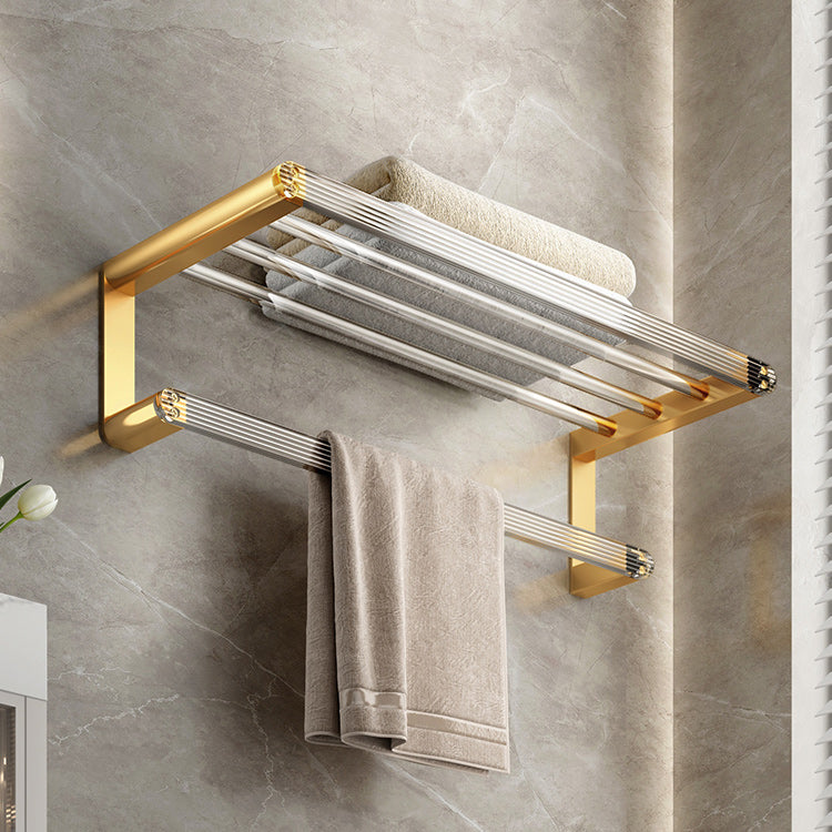 BowLift | Modern Golden Bathroom Accessories Single Piece or in Set with Bathroom Shelf