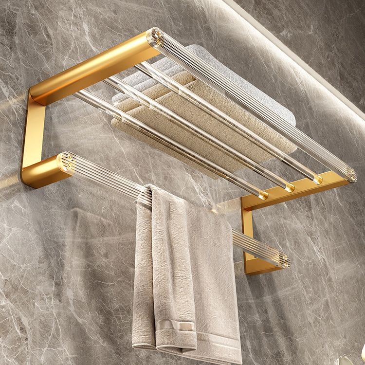 BowLift | Modern Golden Bathroom Accessories Single Piece or in Set with Bathroom Shelf