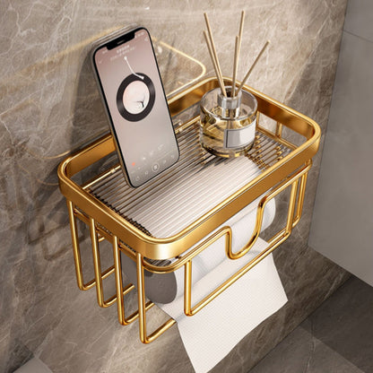 BowLift | Modern Golden Bathroom Accessories Single Piece or in Set with Bathroom Shelf
