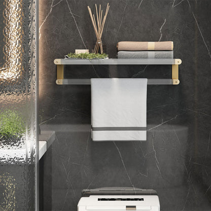 BowLift | Modern Bathroom Accessory Set Bathroom Shelf Gold Towel Holder Bathroom Hardware Set