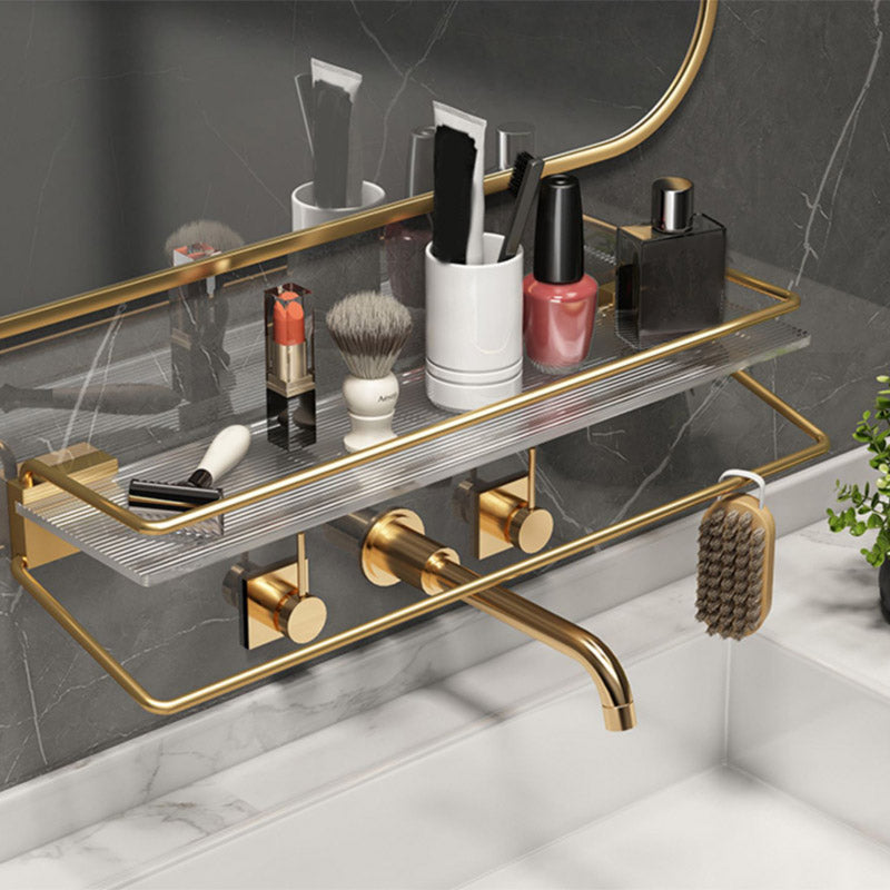 BowLift | Modern Bathroom Accessory Set Bathroom Shelf Gold Towel Holder Bathroom Hardware Set