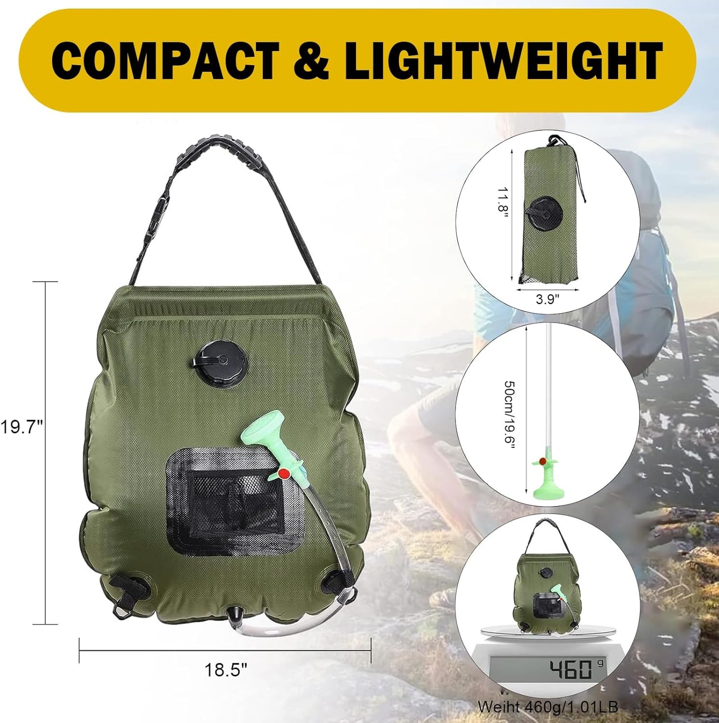 Skanto | Solar Shower Bag