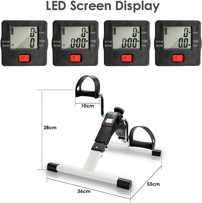 Mini-Home Trainer Fitness Bike Leg Trainer with LCD Display | Kalsten